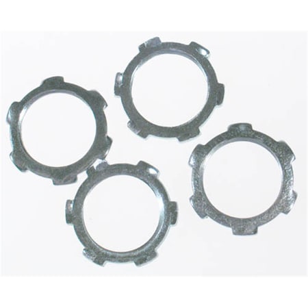 Halex Rigid Locknut, 3/4 in, Steel, Zinc Plated 26197